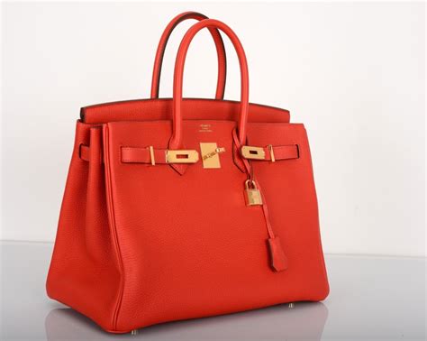 red hermes bag price